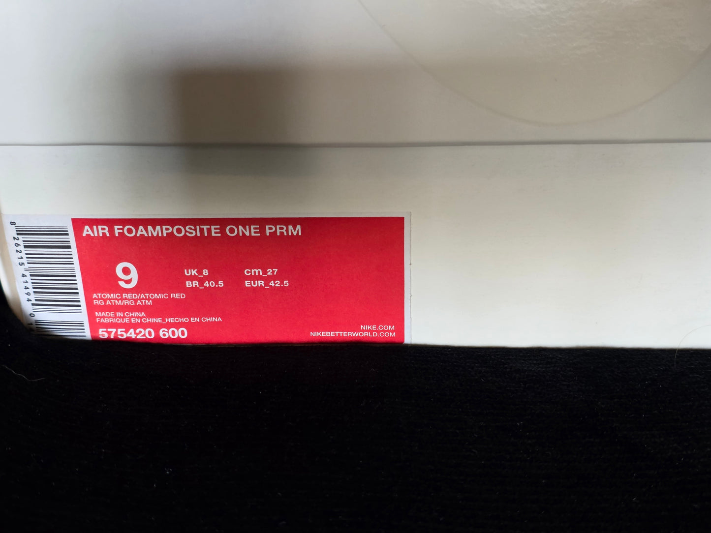 Air Foamposite Premium Thermal Map